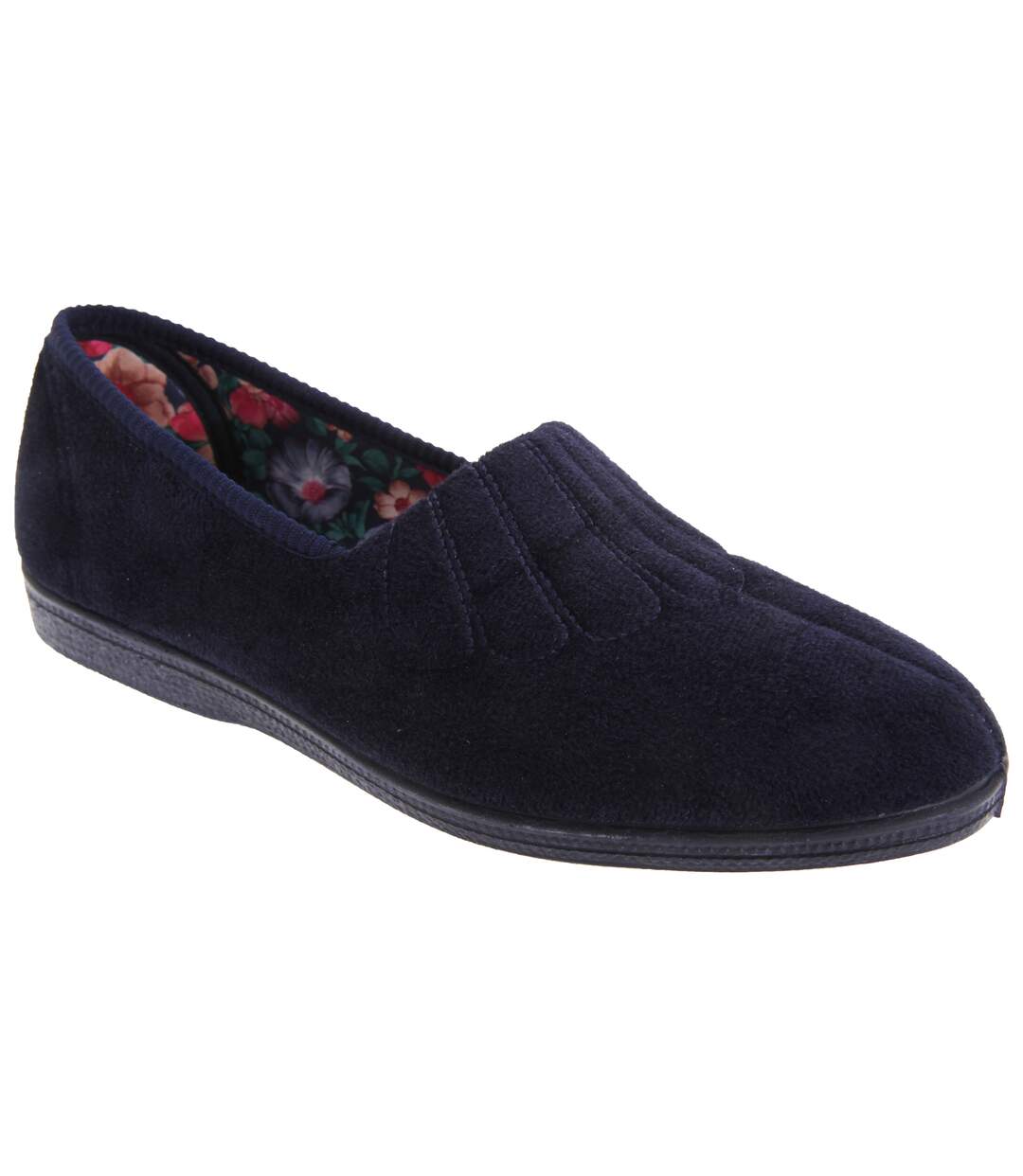 Zara chaussons larges femme bleu marine Sleepers