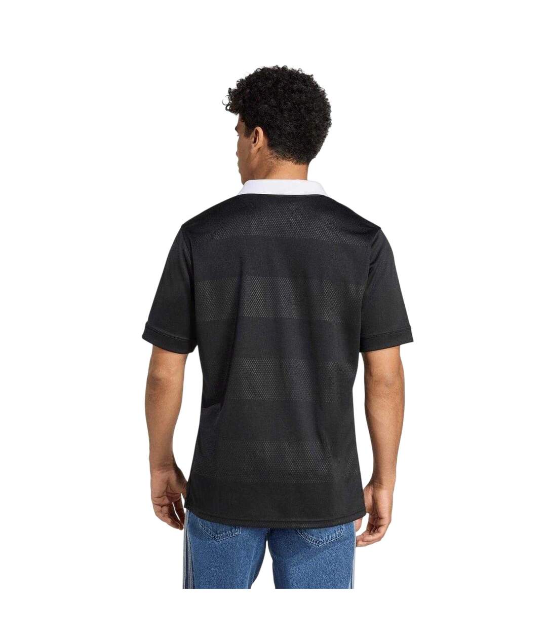 Unisex Adult 2025 New Zealand All Blacks Rugby Shirt All Black Adidas-3