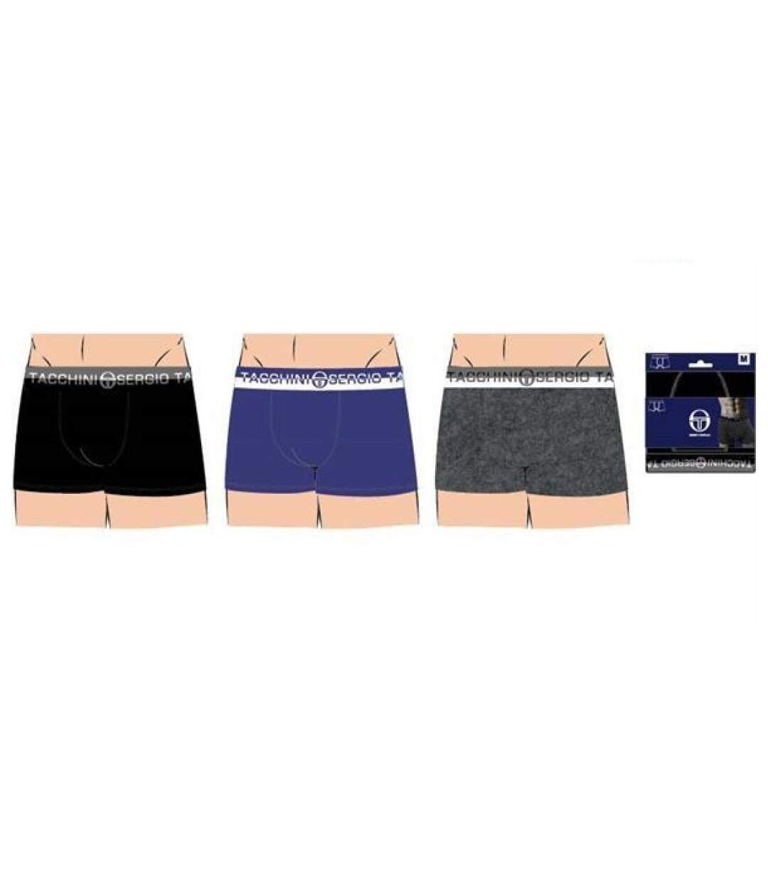 Boxer Homme SERGIO TACCHINI Lot de 6 Pack de 6 Boxers 5913-5