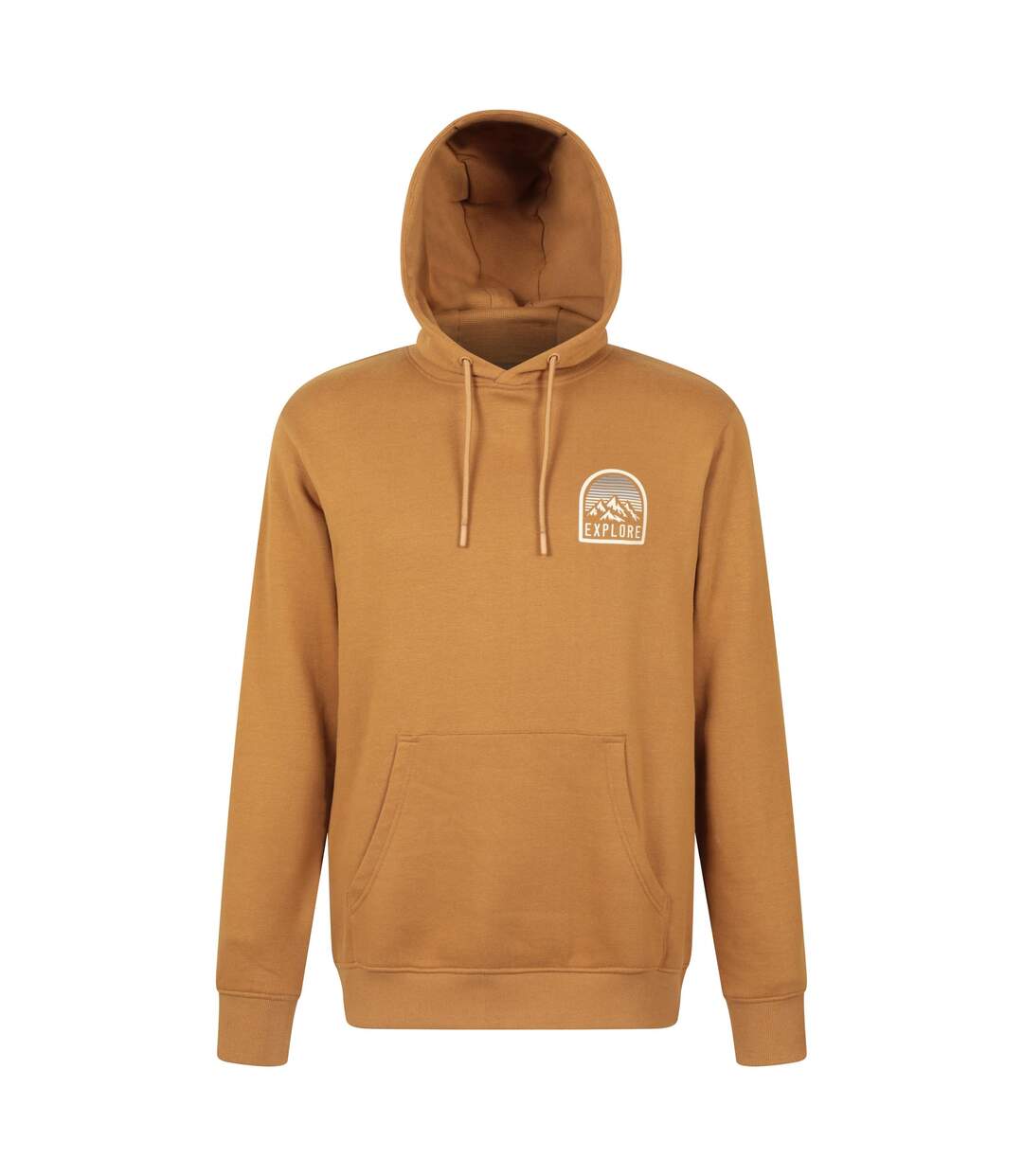 Sweat À Capuche Homme Jaune Foncé Mountain Warehouse-1