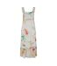 Robe Longue Motif/style Floral Femme Marron Boss-2