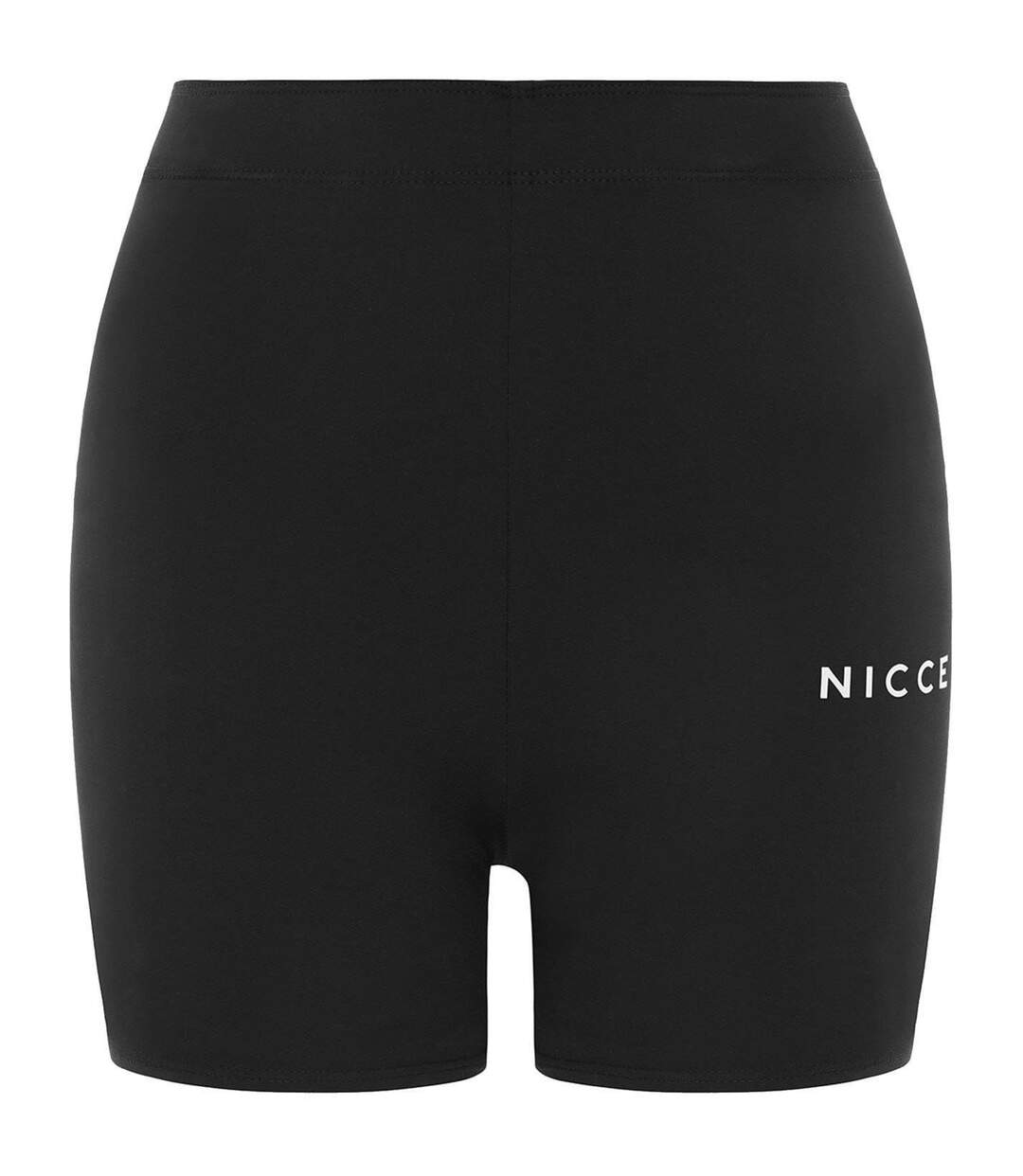 Womens/ladies Dia High Rise Cycling Shorts Black Nicce-2