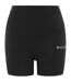 Womens/ladies Dia High Rise Cycling Shorts Black Nicce-2