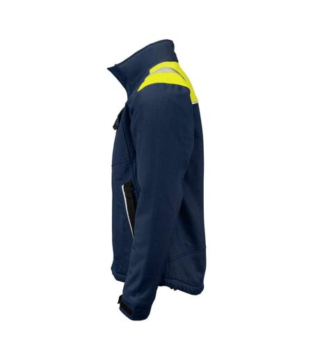Doudoune Matelassée Homme Bleu Marine Jaune Projob