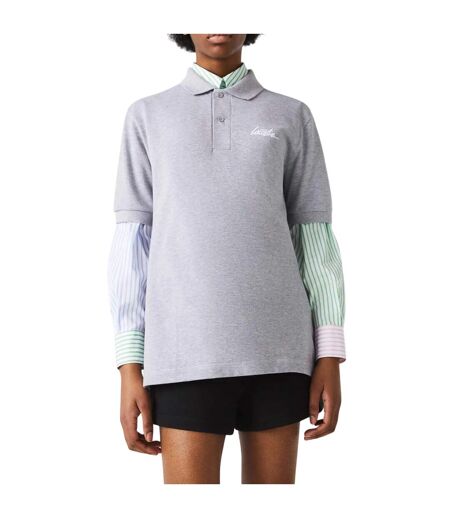 Polo Manches Courtes Live Adulte Gris Lacoste