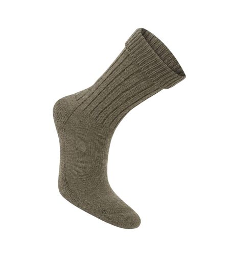 Unisex adult hiker wool boot socks woodland green Craghoppers