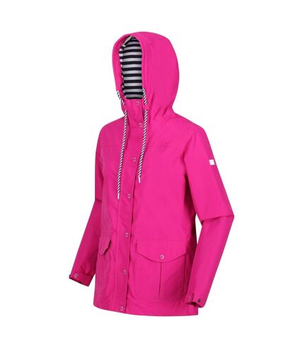 Regatta Womens/Ladies Bayarma Lightweight Waterproof Jacket (Neon Pink) - UTRG6781
