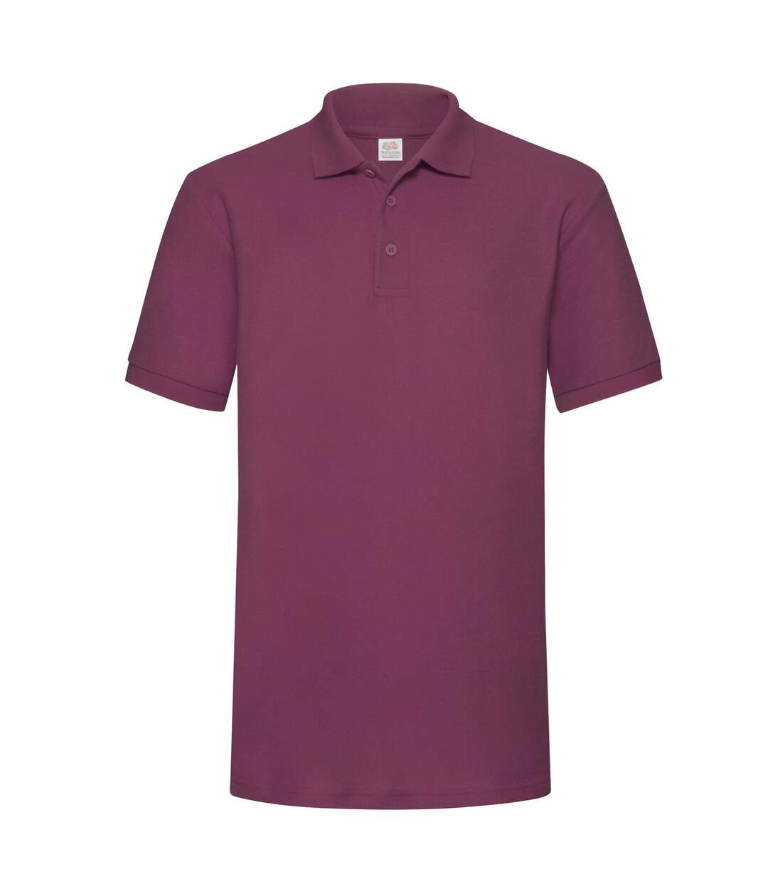 Polo 65/35 homme bordeaux Fruit of the Loom