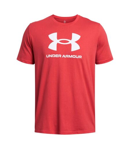 T-shirt Motif/style Logo Homme Rouge Under Armour