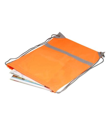 Shugon Stafford Drawstring Hi-Vis Tote Bag (13 Liters) (Hi Vis Orange) (One Size)