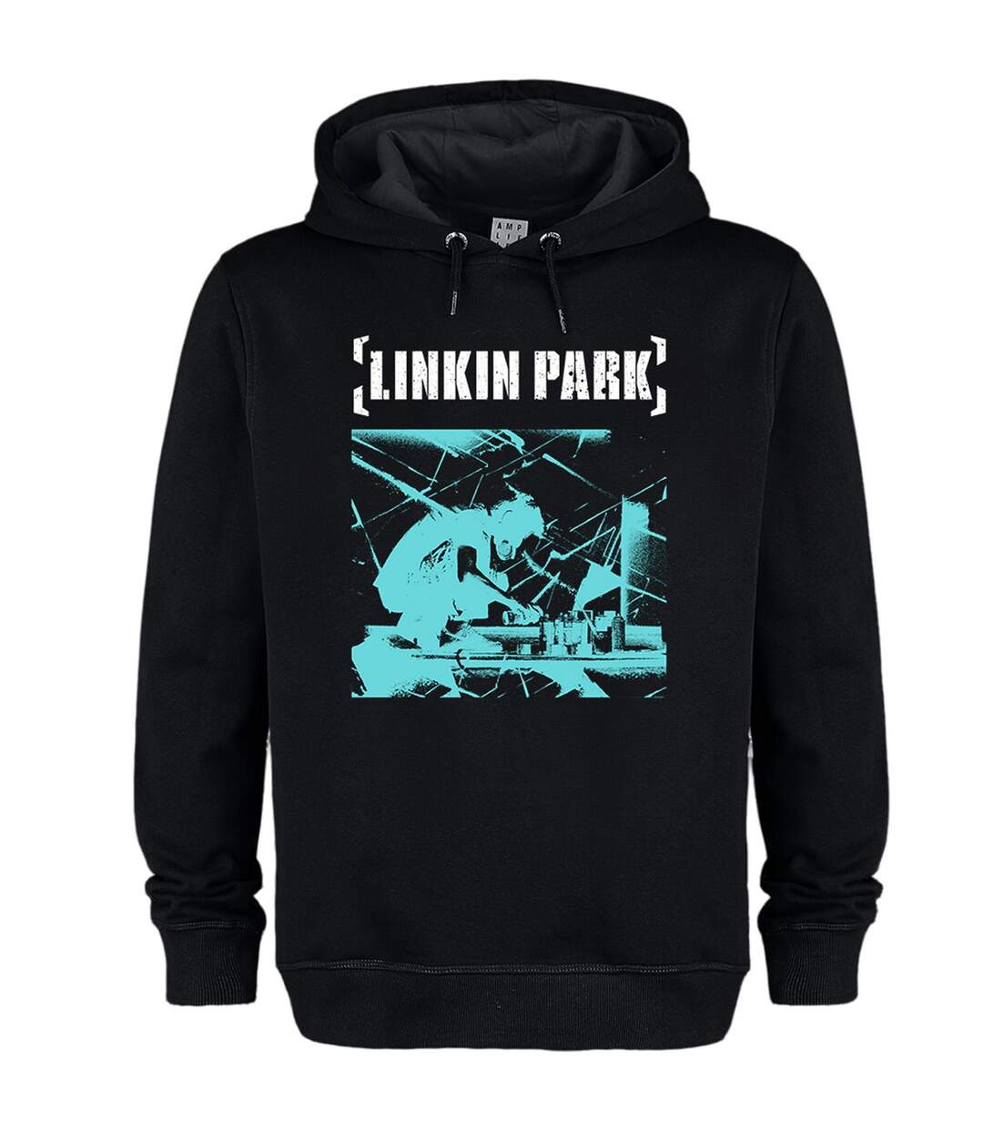 Sweat À Capuche Meteora Xray Adulte Noir Amplified-1