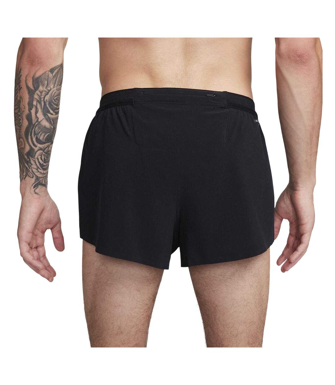 Mens Aero 2 In 1 Running Shorts Black White Nike-2
