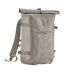 Roll Top Waterproof Backpack One Size Natural Stone Quadra-1