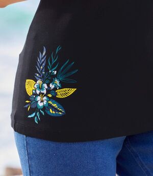 Debardeurs Imprimés Fleurs Pour Sport - Lot De 2 Tops Légers Et Respirants Pour Yoga, Running, Plein Air