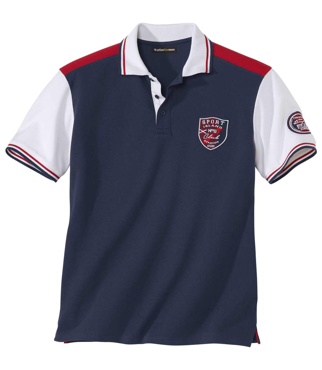 Men's Rugby-Style Polo Shirt-2