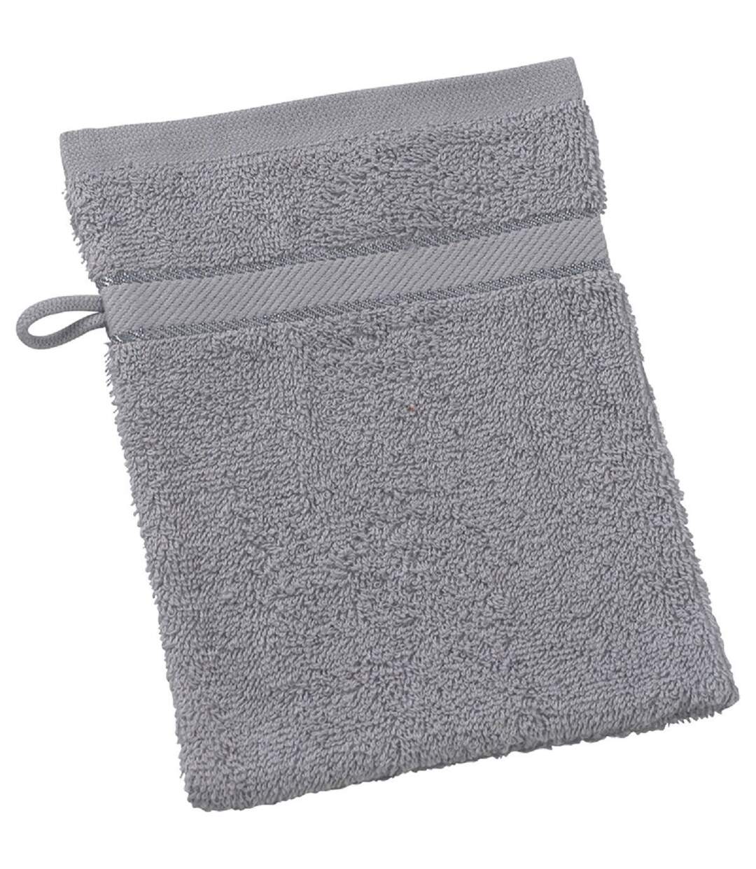 Gant de toilette - éponge - MB435 - gris argent-1