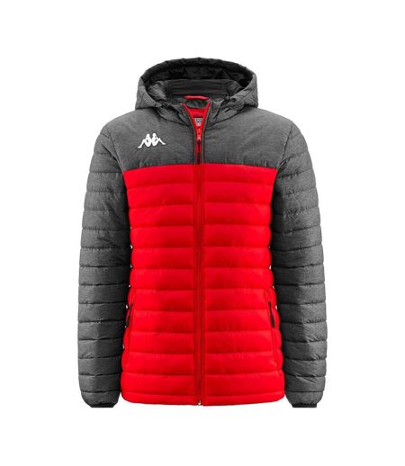Doudoune grise/rouge homme kappa lamezio - l