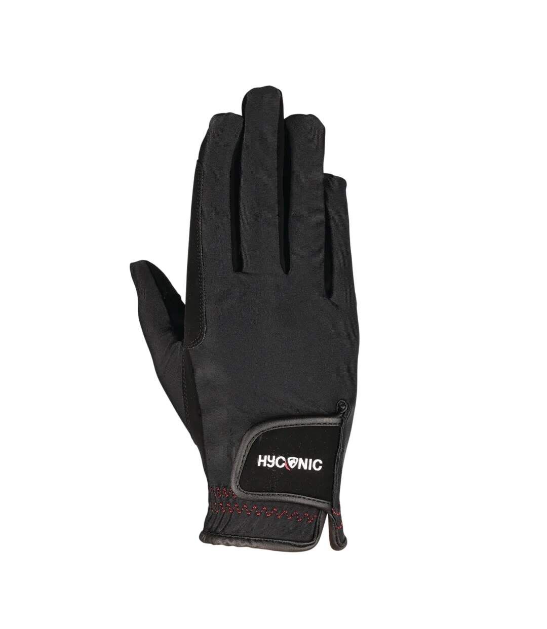 Unisex Adult Logo Riding Gloves Black HYCONIC-1