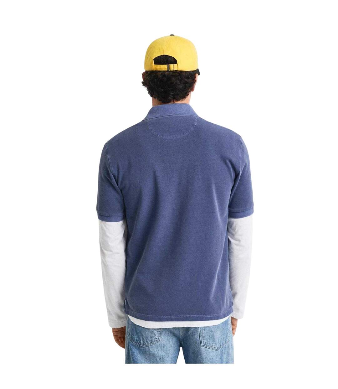 Polo Motif/style Logo Homme Bleu Marine Gant-3