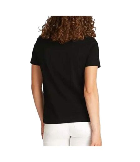 T-Shirt noir femme calvin klein jeans shadow graphic - l