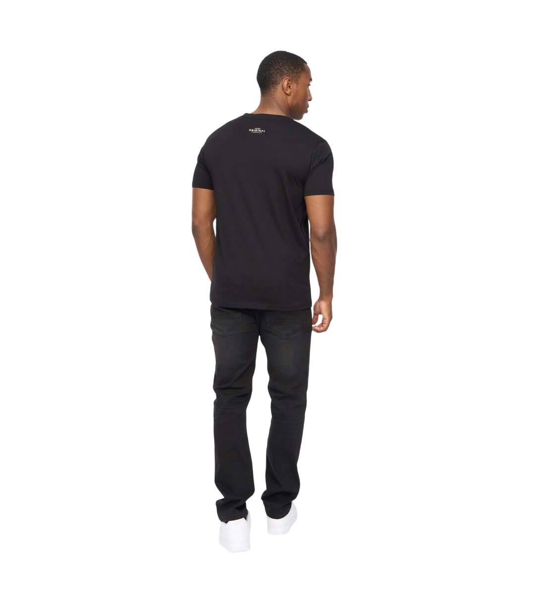 Mens Carrimoore T-shirt Black Crosshatch-3