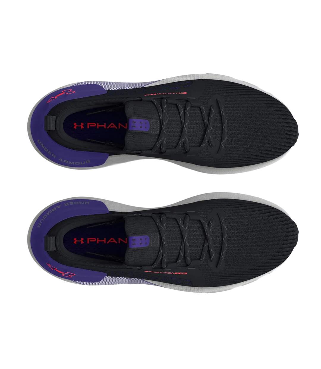 Mens hovr phantom 3 running shoes black Under Armour-4