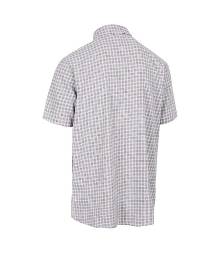 Mens Gilcrux Short-sleeved Shirt White Trespass