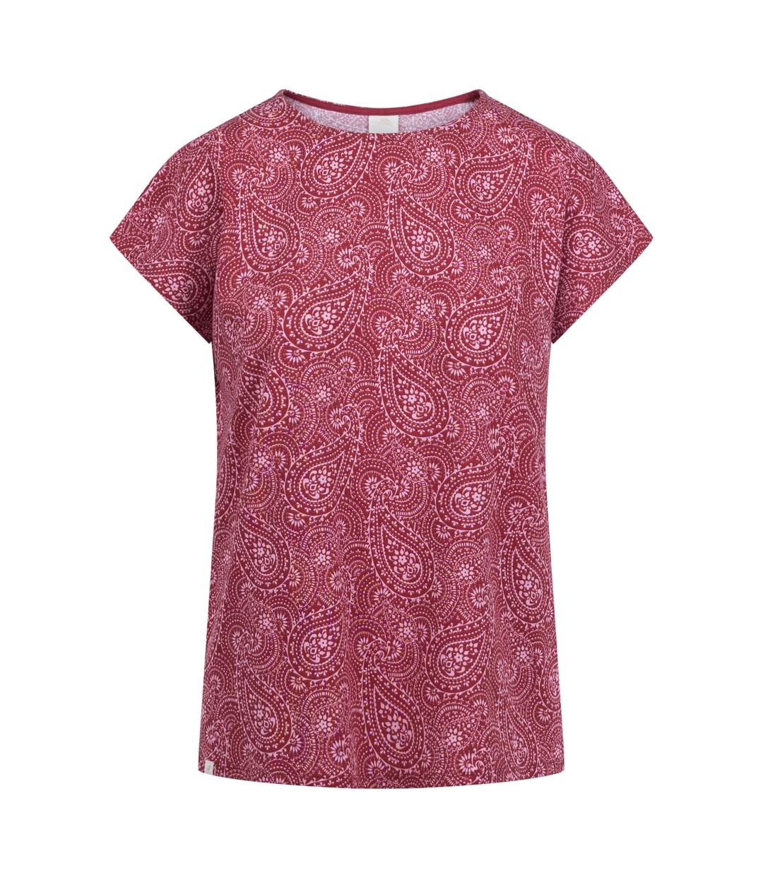 Haut Motif/style Imprimé Lucia Femme Rouge Bordeaux Trespass-1