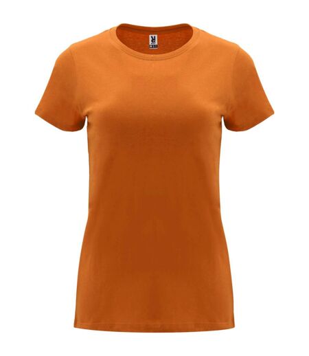 T-shirt capri femme orange Roly