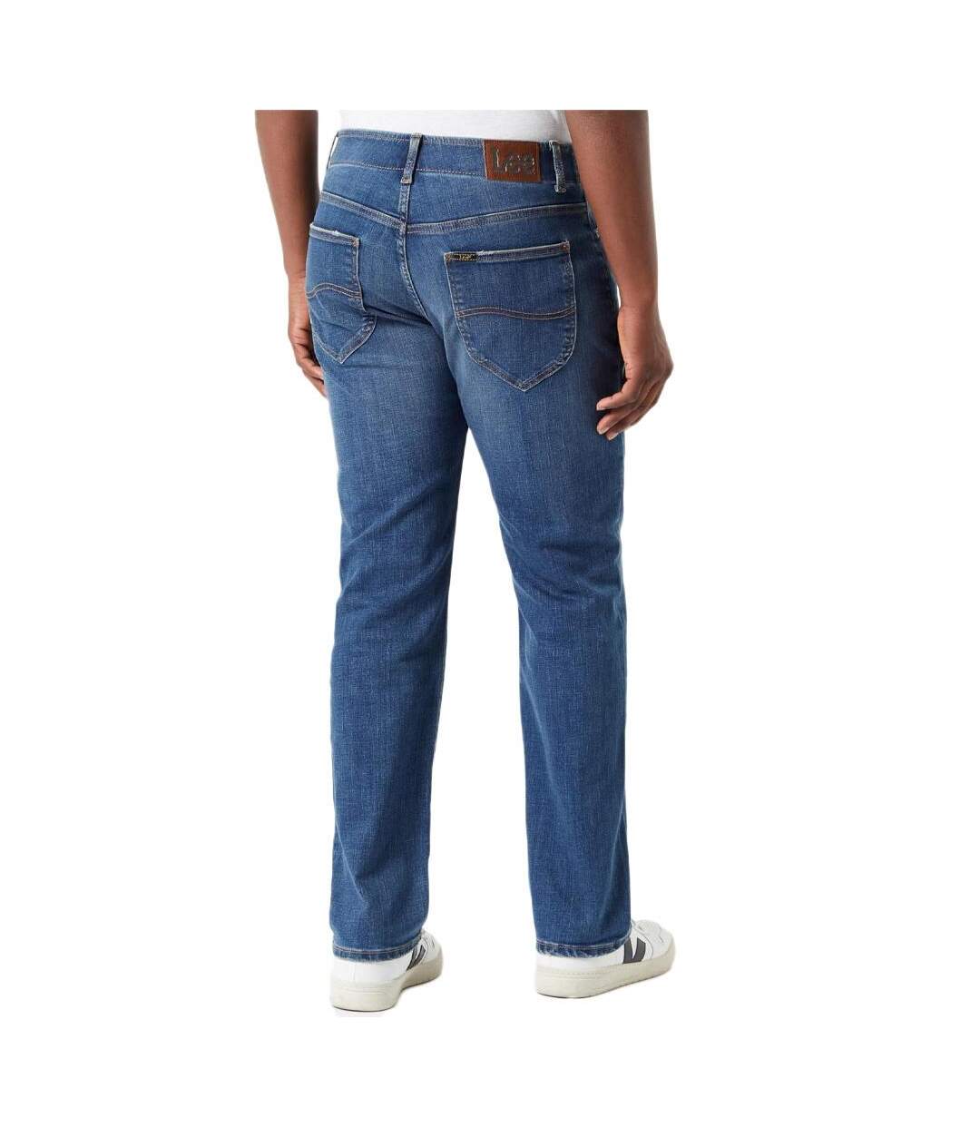 Jean straight fit bleu clair homme lee executive-2