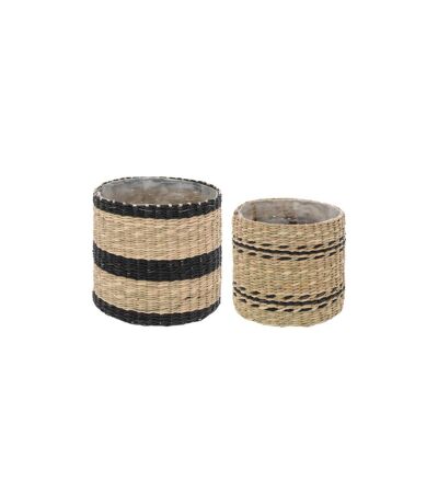 Lot de 2 Cache-Pots Lumhiv 16cm Naturel
