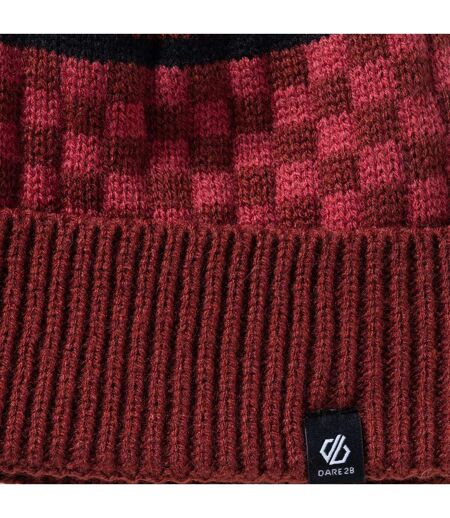 Bonnet À Pompon Motif/style Pompon Homme Rouge Foncé Dare 2B