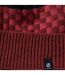 Bonnet À Pompon Motif/style Pompon Homme Rouge Foncé Dare 2B-3