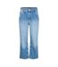 Womens/ladies Denim Patch Boyfriend Jeans Blue Kangol-1