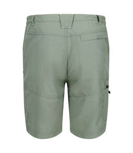 Short de marche leesville homme vert kaki Regatta