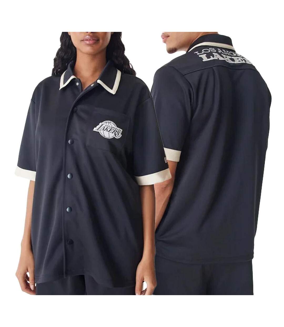 Chemise noire mixte new era loslak - l-3