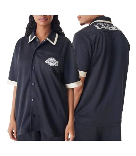 Chemise noire mixte new era loslak - l