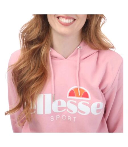 Sweat à capuche memnon femme rose clair Ellesse