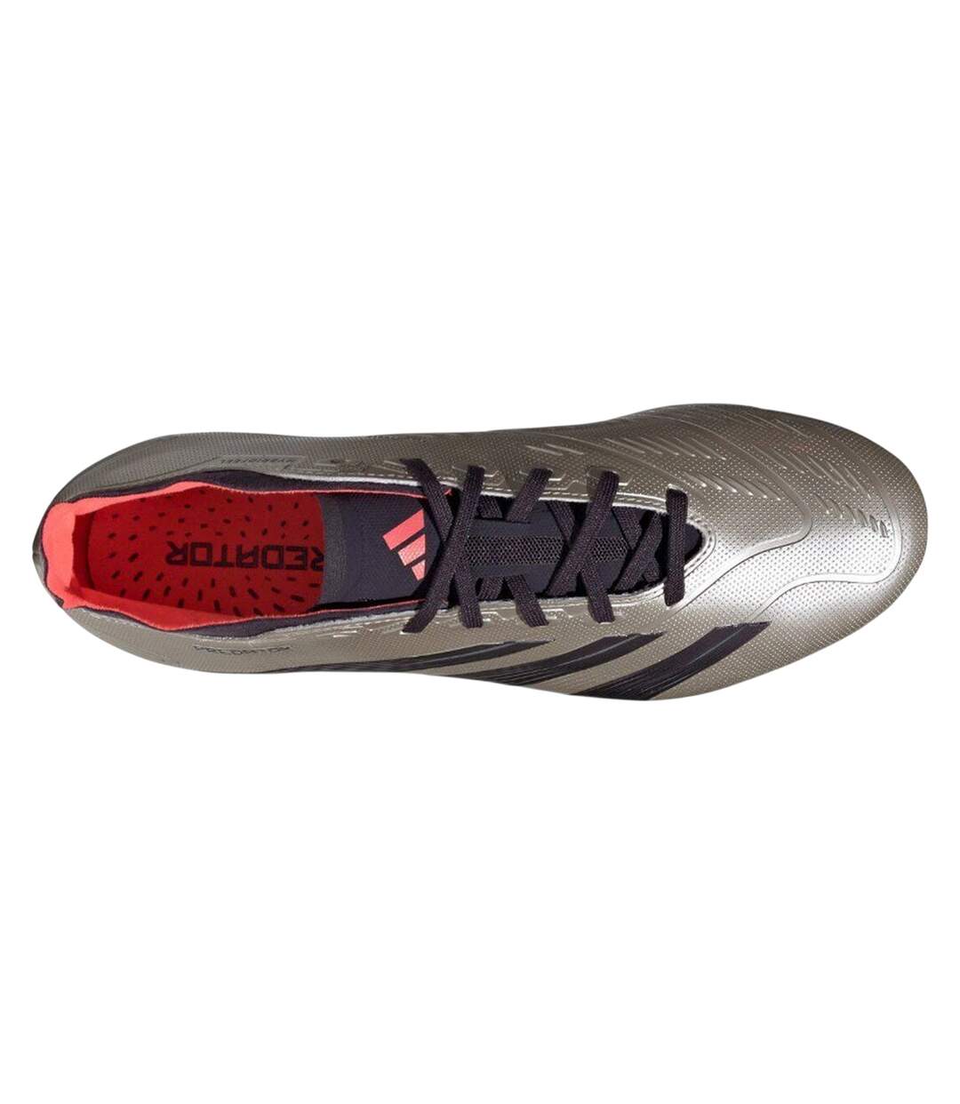 Chaussures De Foot Pour Terrain Ferme Predator League Homme Gris Rouge Adidas-4