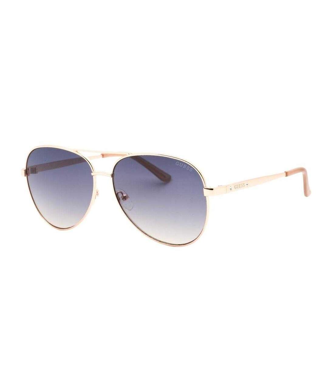 Lunettes De Soleil Motif/style Dégradé Homme Taille Unique Bleu Rose Doré Guess-1
