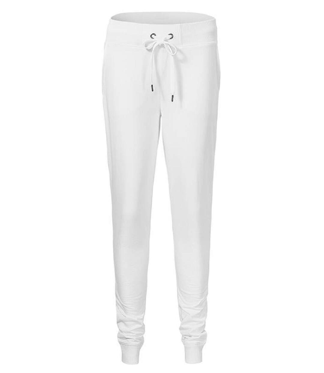 Pantalon jogging femme - MF615 - blanc-1