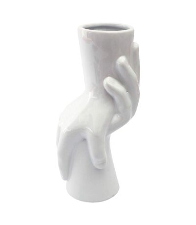 Vase en dolomite Main 24 cm