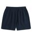 Womens/ladies nova linen shorts navy Animal-2