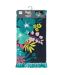 Tapis Imprimé à Franges Hawaï 50x80cm Bleu-3