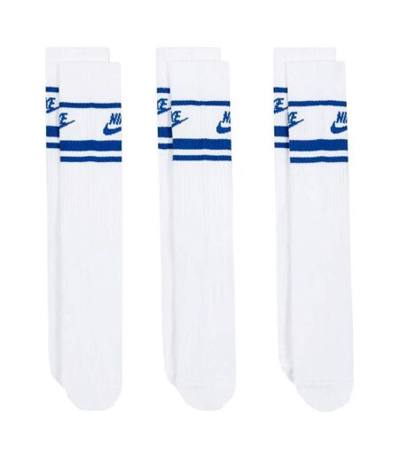Chaussettes Sportswear Essential Adulte Blanc Bleu Nike