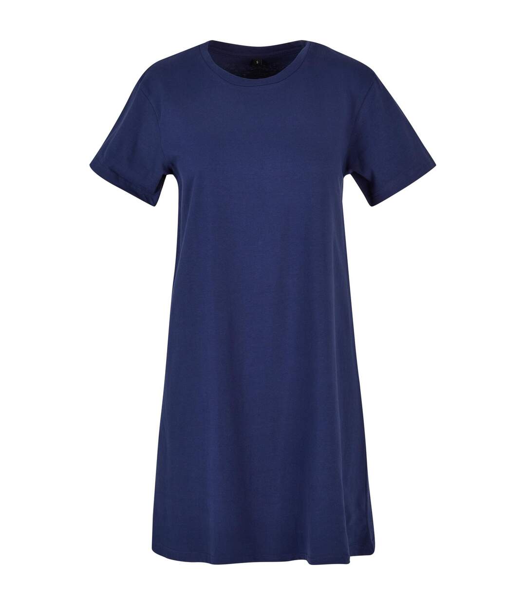 Robe T-shirt Femme Bleu Marine Clair Build Your Brand-1