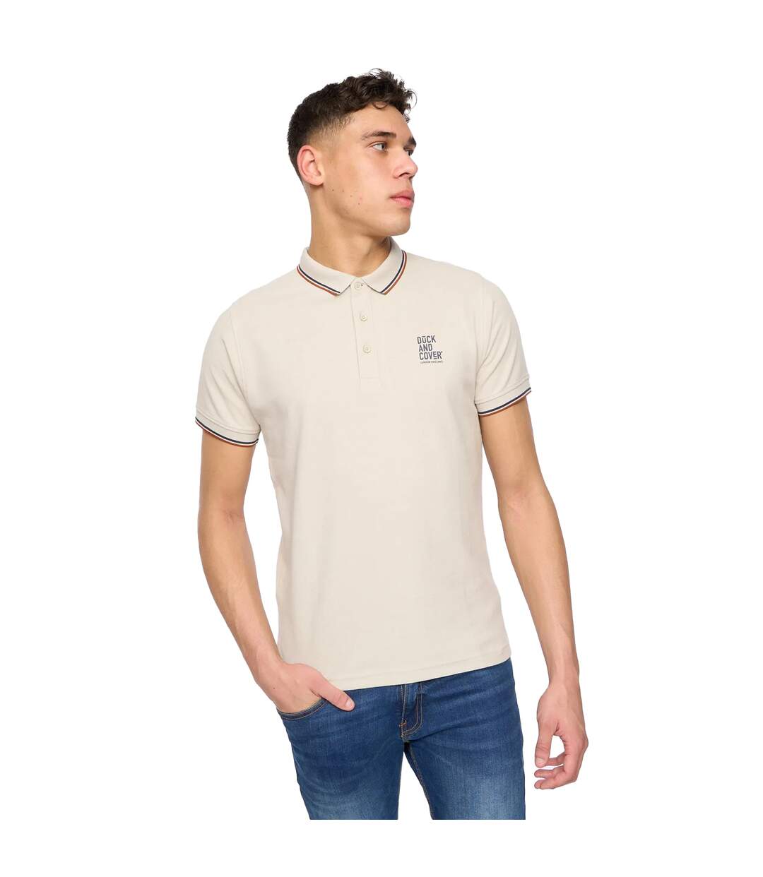Pack Of 3  Mens Melports Polo Shirt  Multicoloured Duck And Cover-1