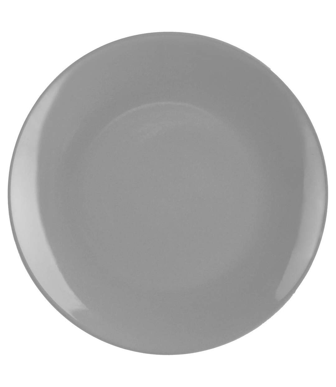 Lot de 6 Assiettes Plates Colorama 26cm Gris-1