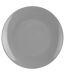 Lot de 6 Assiettes Plates Colorama 26cm Gris-1