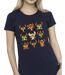 Disney T-shirt en coton Femmes/Ladies Lilo & Stitch Halloween Costumes (Bleu marine) - UTBI26030-3
